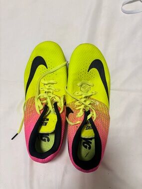 Nike Yellow & Pink Track Shoes